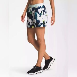 The North Face Athletic Shorts Blue and Green for Active Wear